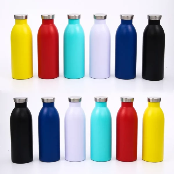Slim lookg 304 stainless steel bottle with large cap - Image 3