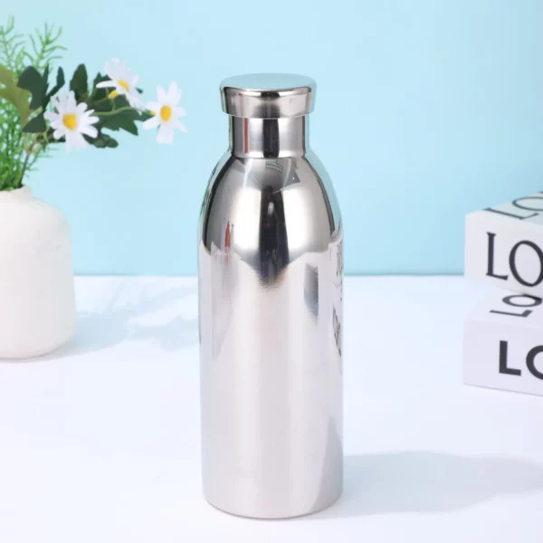 Slim lookg 304 stainless steel bottle with large cap - Image 6