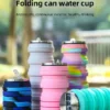Foldable insteresting bottle small space silicon bottle