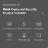 Foldable insteresting bottle small space silicon bottle - Image 2