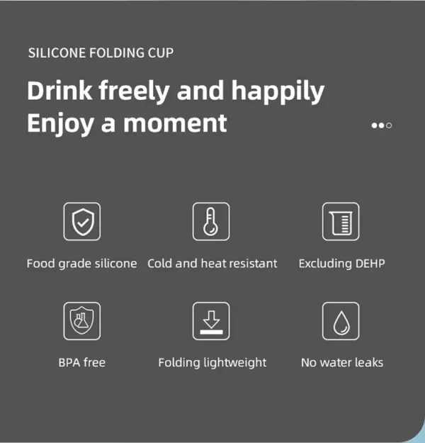 Foldable insteresting bottle small space silicon bottle - Image 2