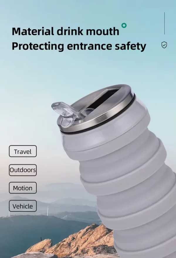 Foldable insteresting bottle small space silicon bottle - Image 3