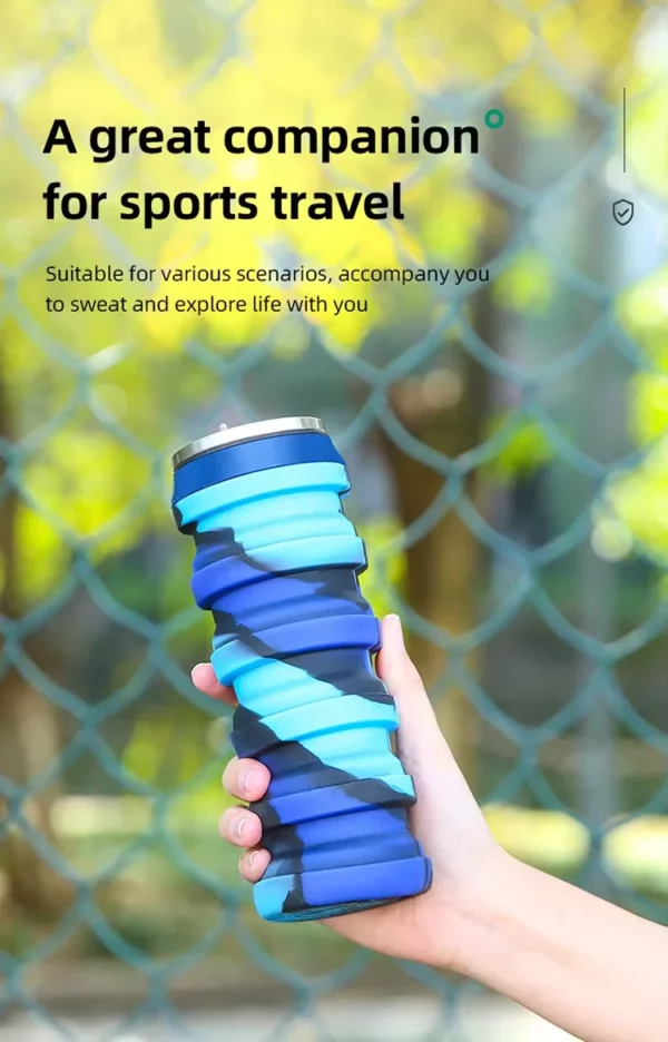 Foldable insteresting bottle small space silicon bottle - Image 8