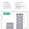 Foldable insteresting bottle small space silicon bottle - Image 9