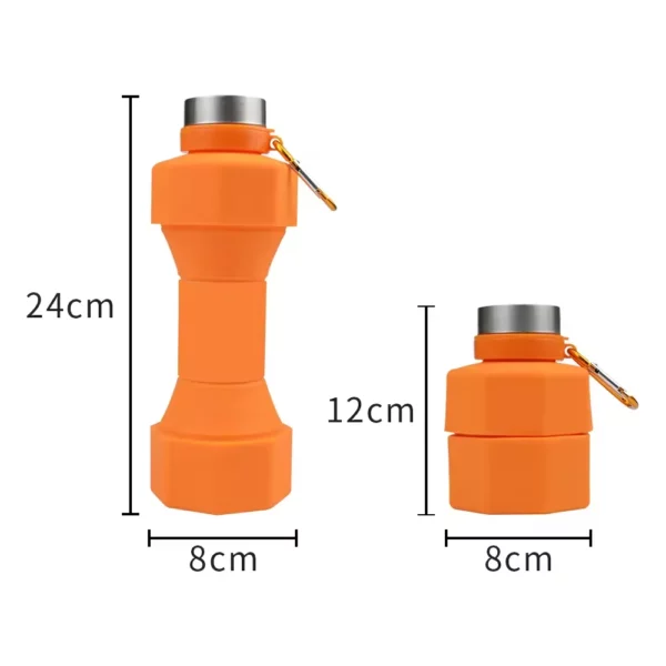 Foldable insteresting bottle small space silicon bottle - Image 7