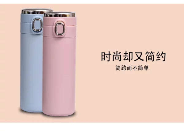 304 steel stainless bottle with press buckle - Image 7