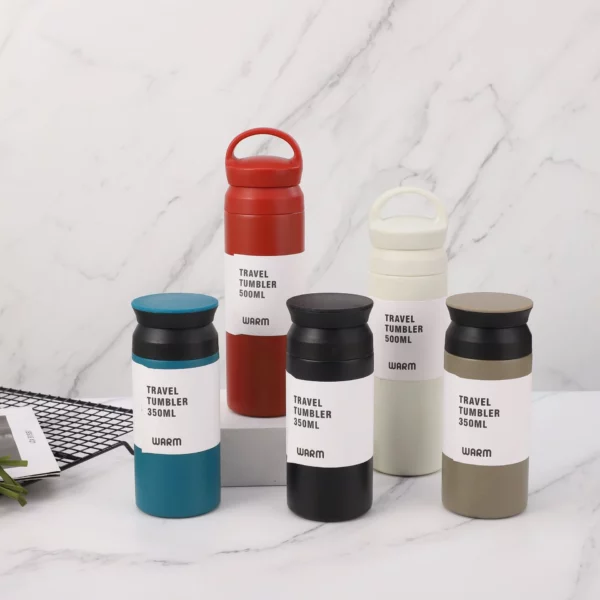 304 steel stainless bottle with press buckle - Image 2