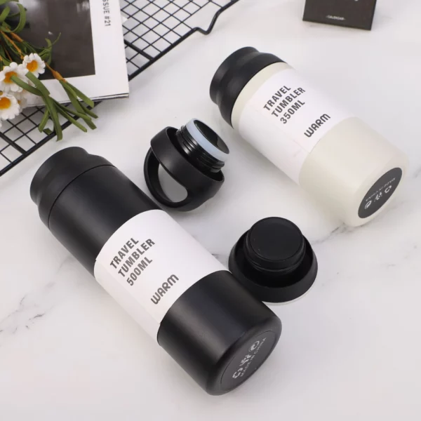 304 steel stainless bottle with press buckle - Image 3