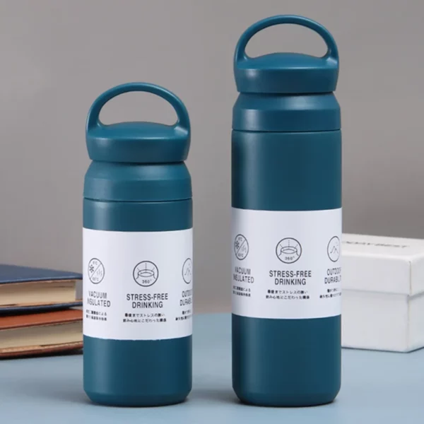 304 steel stainless bottle with press buckle - Image 8