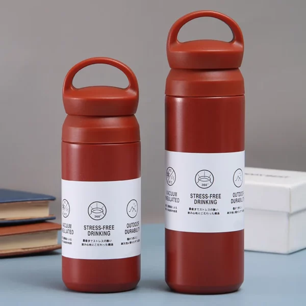 304 steel stainless bottle with press buckle - Image 9