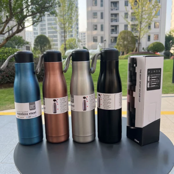 304 steel stainless bottle with lope - Image 8