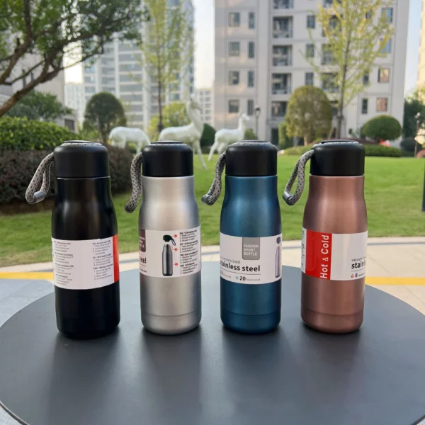 304 steel stainless bottle with lope - Image 9