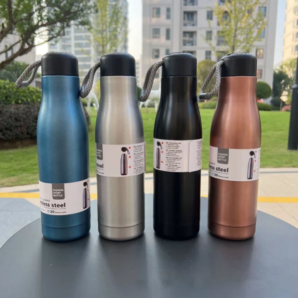 304 steel stainless bottle with lope - Image 10