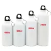 Aluminum bottle with different capacity