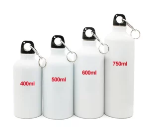 Aluminum bottle with different capacity