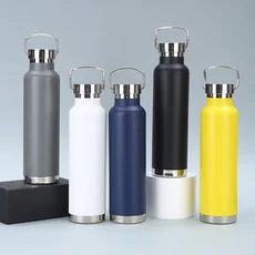 304 steel stainless bottle with handle