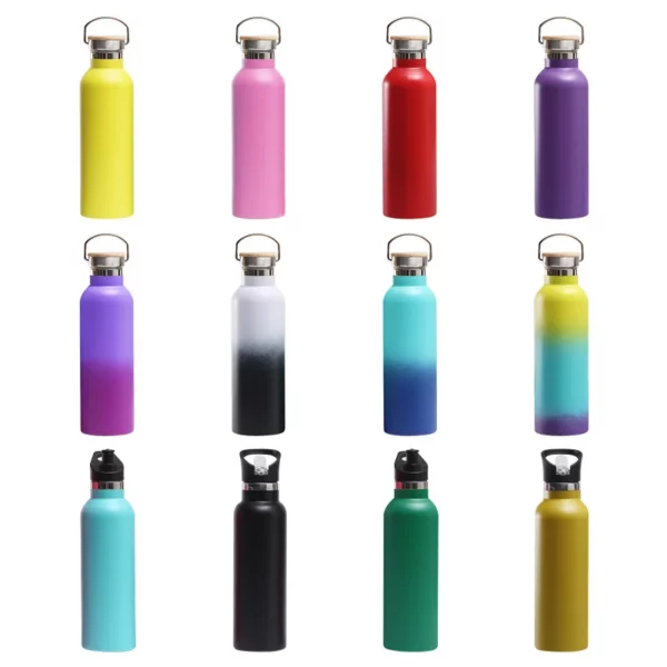 304 steel stainless bottle with handle - Image 4
