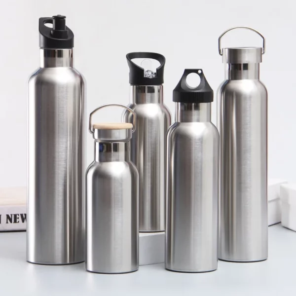 304 steel stainless bottle with handle - Image 6