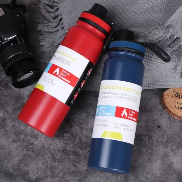304 steel stainless bottle with lope - Image 2