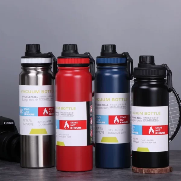304 steel stainless bottle with lope - Image 3