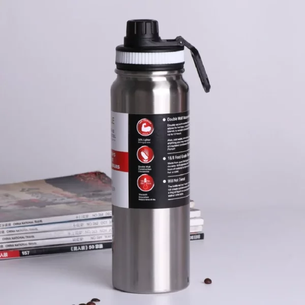 304 steel stainless bottle with lope - Image 9