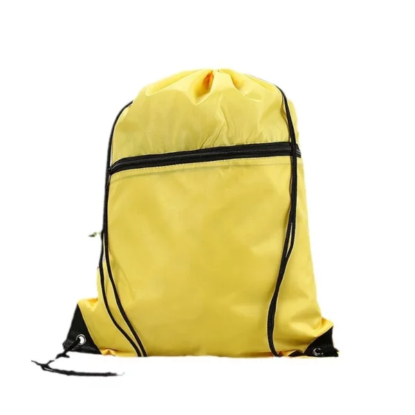 210D Polyester Drawstring Bag - 32x42cm Compact Carryall - Image 2