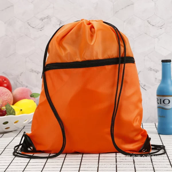 210D Polyester Drawstring Bag - 32x42cm Compact Carryall - Image 10