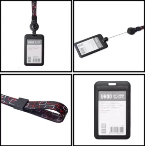 PU Leather Badge Holder - 112*71mm (OPP Packaging, Professional Design)