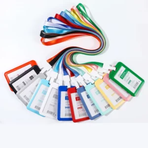 Flexible Silicone Rubber Badge Holder - 112*71mm (OPP Pack, Durable & Reusable)