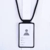 Clear Silicone Badge Holder - 112*71mm (Non-Slip Rubber, OPP Packaging)