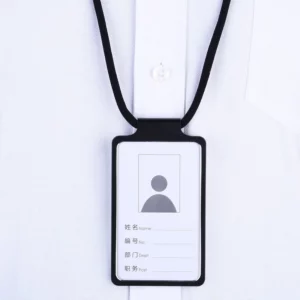 Clear Silicone Badge Holder - 112*71mm (Non-Slip Rubber, OPP Packaging)