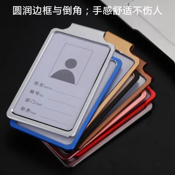 Clear Silicone Badge Holder - 112*71mm (Non-Slip Rubber, OPP Packaging) - Image 5