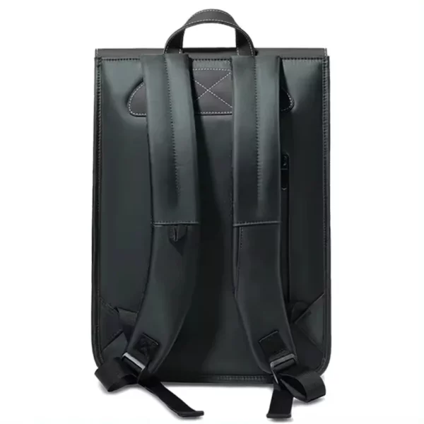 Black/White PVC Compact Carry Bag - 30x19x12cm, 0.17KG - Image 2