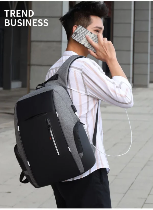 15.6-Inch Oxford Laptop Backpack - Image 2