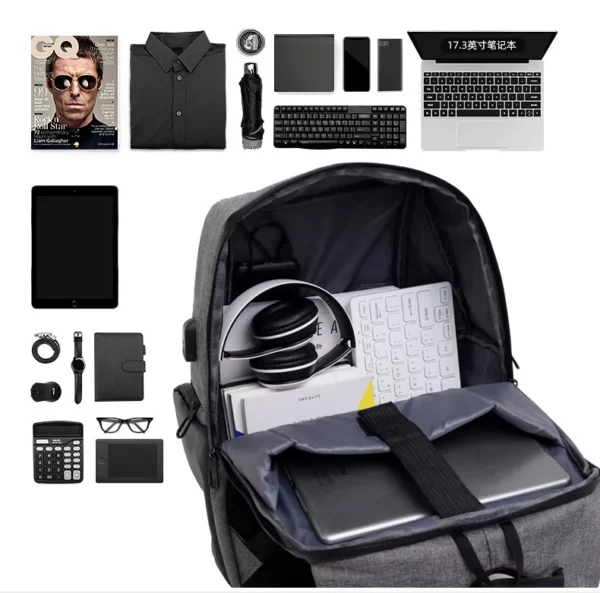15.6-Inch Oxford Laptop Backpack - Image 5