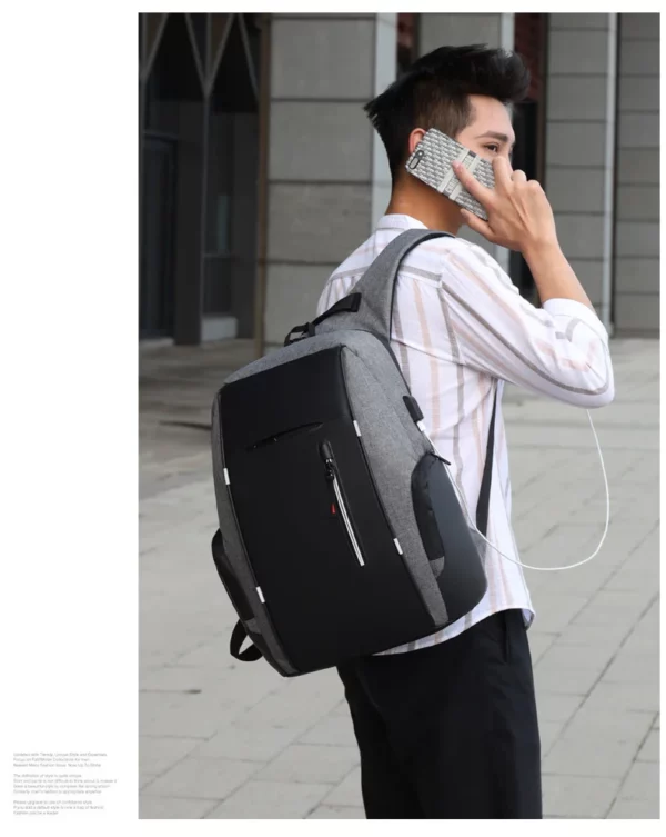 15.6-Inch Oxford Laptop Backpack - Image 10