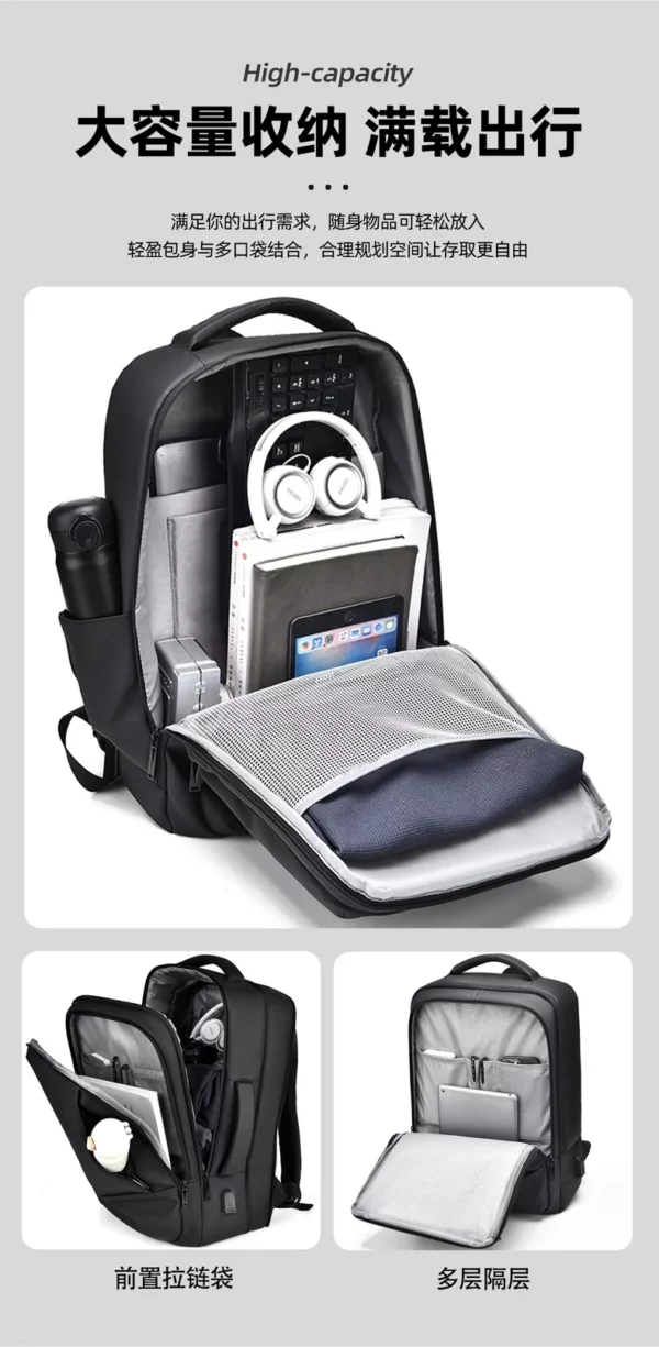 USB Charging Waterproof Backpack - Image 4