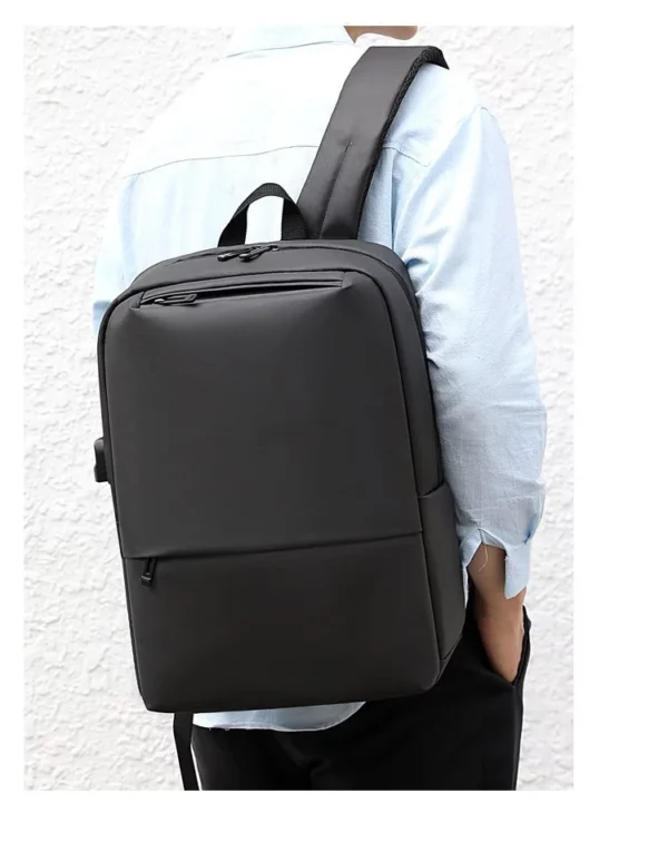 Nylon Laptop Backpack (OPP Bag Packaging) - Image 4