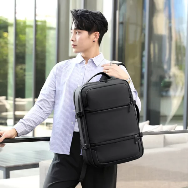 Nylon Expandable Backpack - Image 7