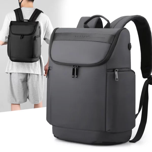 15.6-Inch Nylon Laptop Backpack - Image 2