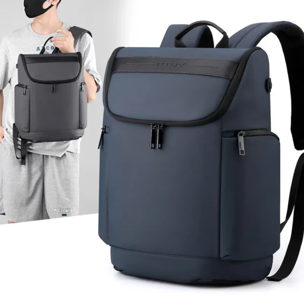 15.6-Inch Nylon Laptop Backpack - Image 3