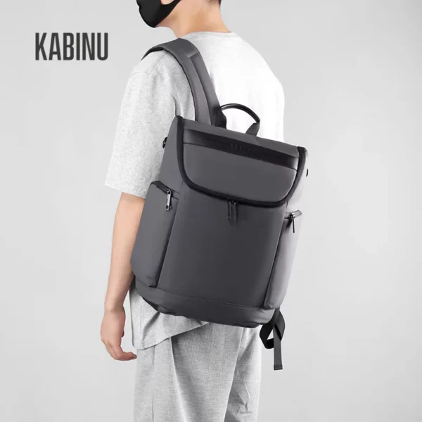 15.6-Inch Nylon Laptop Backpack - Image 5