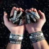 Non-Toxic Silicone Bracelets - Adult/Youth/Child Sizes (8"/7"/6") - 100pcs/OPP Bag - Image 8
