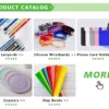 Non-Toxic Silicone Bracelets - Adult/Youth/Child Sizes (8"/7"/6") - 100pcs/OPP Bag - Image 10