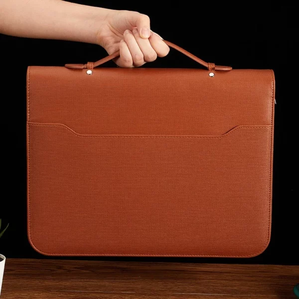 Custom PU Leather Cover Notebook with Ribbon BookmarkA Refined Promotion Gift, Useful for Daily Journaling & Budget-Friendly - Image 3