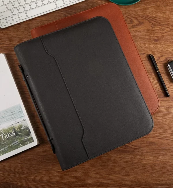 Custom PU Leather Cover Notebook with Ribbon BookmarkA Refined Promotion Gift, Useful for Daily Journaling & Budget-Friendly - Image 10