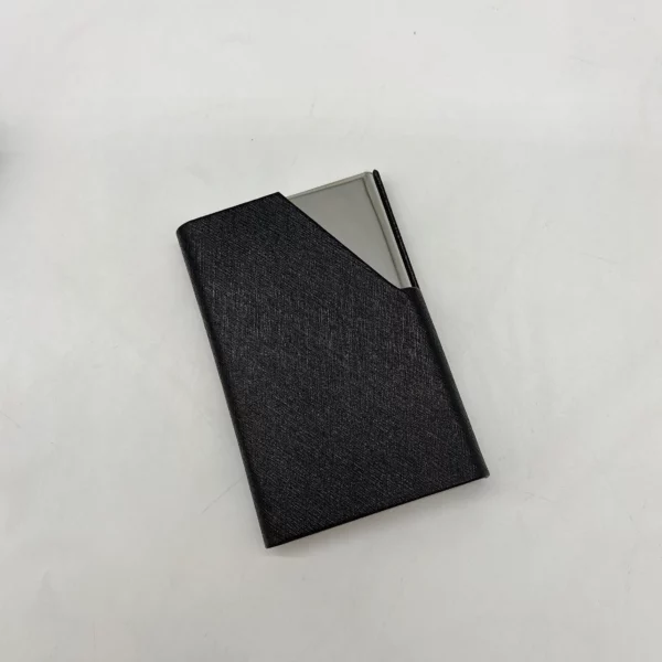 Premium PU & Stainless Steel Card Case 9.5*6.3*1.3cm, 70G (OPP Bag Packaging) - Image 6