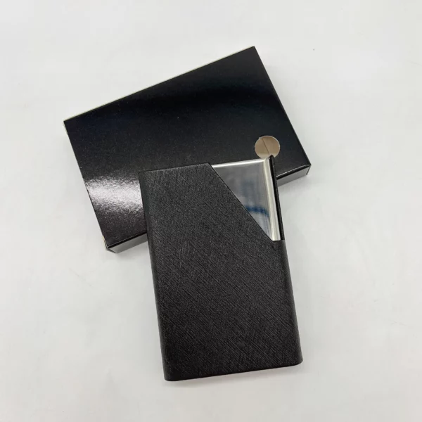Premium PU & Stainless Steel Card Case 9.5*6.3*1.3cm, 70G (OPP Bag Packaging) - Image 8