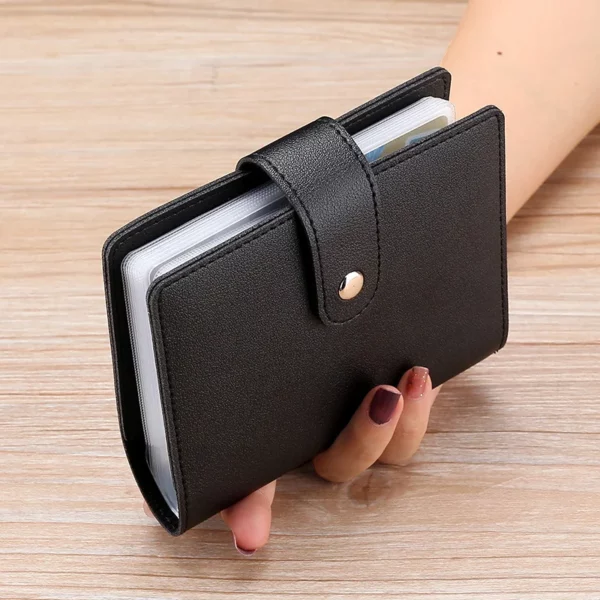 UltraThin PU Leather Card Sleeve 26G Lightweight (OPP Bag Packed, Minimalist Design) - Image 6