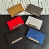 Sleek PU Metal-Trim Card Holder 9.5*6.5*1.3cm (OPP Bag, Compact & Secure) - Image 3